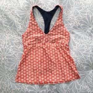 Carve Designs La Jolla Tankini Swimsuit Top, Coral Size M